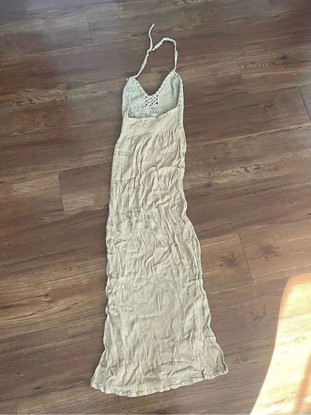 Sand Halter Shell Dress